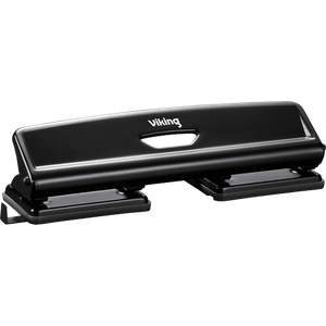 Viking 4 Holes Hole Punch Metal 20 Sheets Black