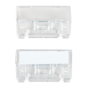 File Tabs Clear Plastic 6.1 x 2.7 cm Pack of 50