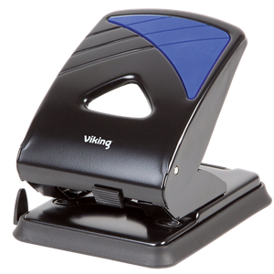 Viking 2 Holes Hole Punch Metal 40 Sheets 98W0 Black, Blue
