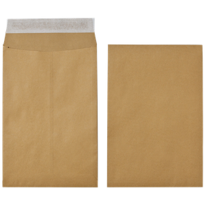 Viking C4 Gusset Envelopes 229 x 324mm Peel and Seal Plain 120 gsm Brown Pack of 125
