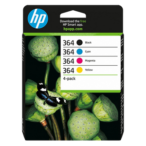 HP 364 Original Ink Cartridge N9J73AE Black, Cyan, Magenta, Yellow Pack of 4 Multipack