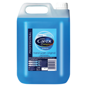 Carex Hand Soap Refill Antibacterial Liquid Blue 000313448 5 L