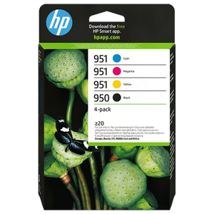HP 950/951 Original Ink Cartridge 6ZC65AE Black, Cyan, Magenta, Yellow Pack of 4 Multipack