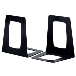 Djois Re-Solution Book Ends Black 13.8 x 15.6 x 17.8 cm Pack of 2