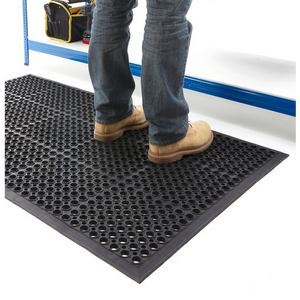 BiGDUG Non-Slip Anti-Fatigue Mat Black 900 x 600 mm