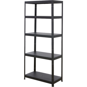 BiGDUG Steel Shelving Unit 800 x 400 x 1,800 mm Black