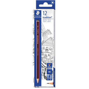 STAEDTLER Pencils Tradition HB Pack of 12