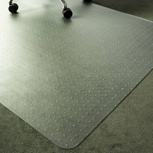 Viking Realspace Chair Mat Polymer Rectangular Transparent 120 x 90 cm Soft Floor