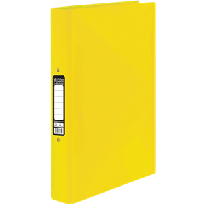 Pukka 25 mm Ring Binder Laminated Board A4 2 Rings Yellow BR-7771