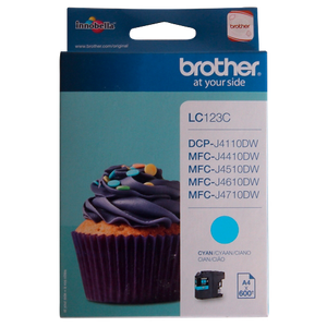 Brother LC123C Original Ink Cartridge Cyan