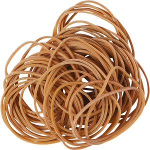 Viking Rubber Bands 60 x 1.5 mm Ø 40 mm Beige 500 g