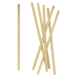 Plastico Disposable Stirrers Birchwood 0.5 x 0.1 x 14cm Brown Pack of 1000