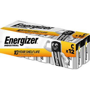 Energizer C Alkaline Batteries Industrial LR14 1.5V Pack of 12