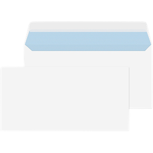 Viking DL Peel and Seal Envelopes White 220 (W) x 110 (H) mm Plain 90 gsm Pack of 100