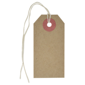 Double Reinforced Heavy Duty Tags 70 x 35 mm Pack 1000