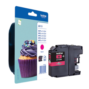 Brother LC123M Original Ink Cartridge Magenta