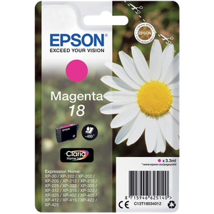 Epson 18 Original Ink Cartridge C13T18034012 Magenta