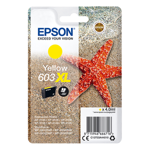 Epson 603XL Original Ink Cartridge C13T03A44010 Yellow