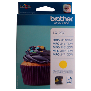 Brother LC123Y Original Ink Cartridge Yellow