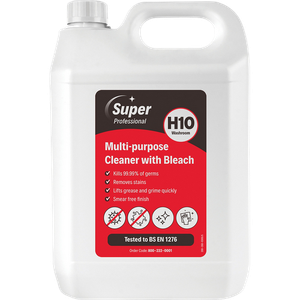 Super Professional Products H10 Multi-Purpose Cleaner with Bleach 5L