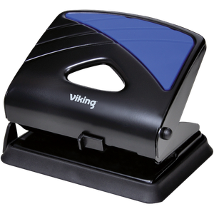 Viking 2 Holes Hole Punch Metal 30 Sheets 96W0 Black, Blue