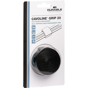 DURABLE Velcro strap cable tie Cavoline Grip 20 Black