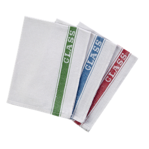 Cleaning Cloths Glass Assorted 30 x 20 cm Pack of 10