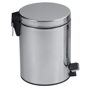 Bentley Pedal Bin 12 L Silver Stainless Steel