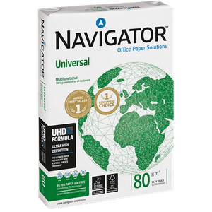 Navigator Universal A3 Printer Paper  80 gsm Smooth White 169 CIE 500 Sheets