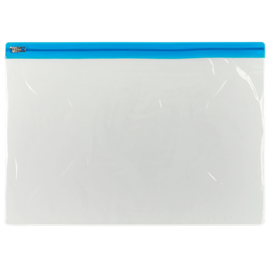 Viking Zip Lock Bags A4 Zip PP (Polypropylene) Landscape 29.7 (W) x 33.8 (D) x 24 (H) cm Blue Pack of 5