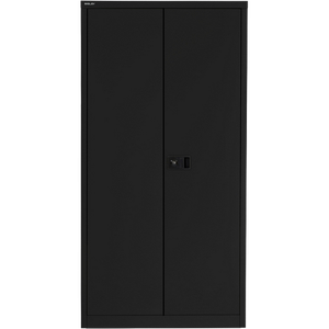 Bisley Economy Regular Door Cupboard Steel 3 Shelves Lockable 914 x 400 x 1,806 mm Black