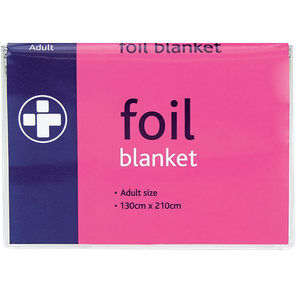 Reliance Medical Foil Blanket Adult Size Pack of 10