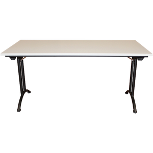 Viking Realspace Standard Rectangular Folding Table Steel, Wood Grey 1,800 x 800 x 750 mm