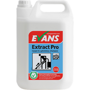 Evans Vanodine Extract Pro Carpet and Upholstery Shampoo 5L