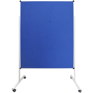 Viking Multifunctional Facilitation Board Blue, Silver 1,200 (W) x 1,500 (H) mm