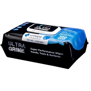 uniwipe Cleaning Wipes Ultragrime 25cm 100 Sheets