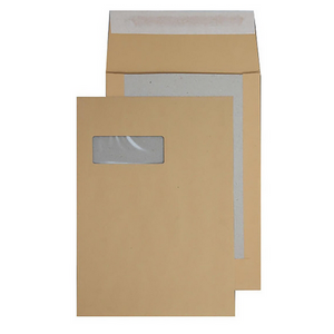 Purely Packaging Vita C4 Board Back Envelopes 229 x 324 mm 120 gsm Manilla Pack of 125