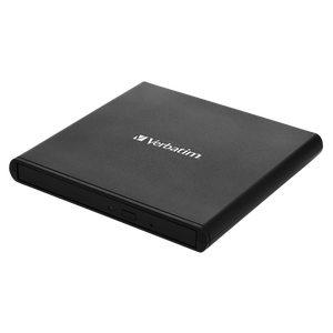 Verbatim External Slimline CD/DVD Writer, Black