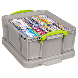 Really Useful Box Plastic Storage Box 18 L Grey 39 x 48 x 20 cm
