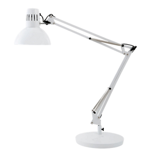 Alba Architect Freestanding Lamp Fluorescent, LED White Main 259.1 x 257.1 x 890 mm