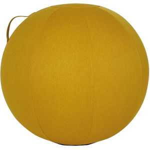 Alba Ergoball Ergonomic Sitting Ball Fabric Mustard 120 kg MHBALL J 65 mm x 65 mm