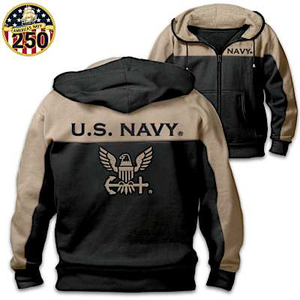 U.S. Navy Honor Men?s Hoodie Size Medium (38-40)