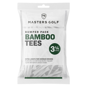 Masters Golf Bamboo Golf Tees 3 1/4 Bumper Pack - White