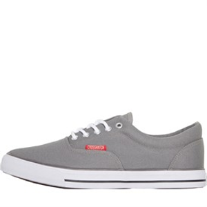 Crosshatch Mens Airwalk Canvas Pumps Grey
