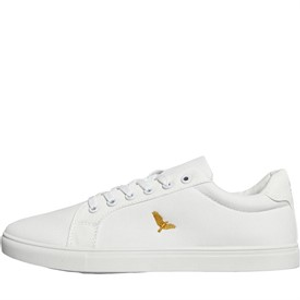 Brave Soul Mens Kite Eagle Canvas Pumps White Mono