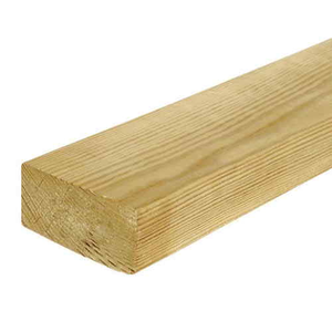 2.4m 100x47mm Wallplate - Pressure Treated Green/Natural