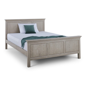 Burleigh Light Grey King-Size Bed - Solid Hardwood