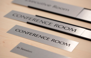 Metal Nameplate Insert Only