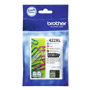Brother LC422XL VAL Original Ink Cartridge Black, Cyan, Magenta, Yellow Pack of 4 Multipack
