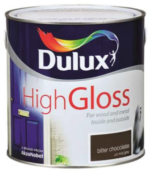 Dulux High Gloss Bitter Chocolate - 2.5L